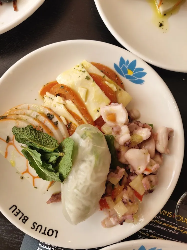 Tomates Mozzarella Surimi Rouleaux de Printemps